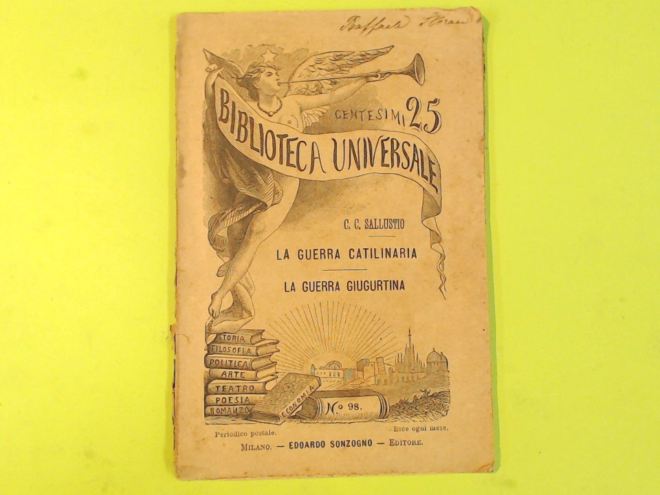 LA GUERRA CATILINARIA LA GUERRA GIUGURTINA