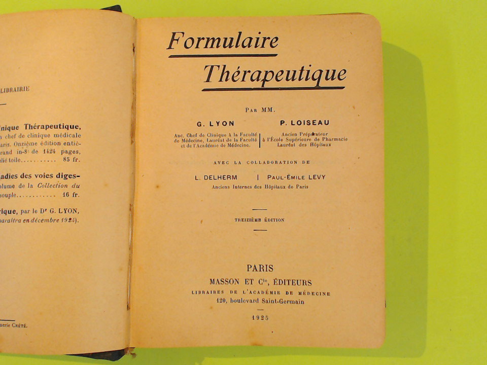 FORMULAIRE THERAPEUTIQUE - immagine 2