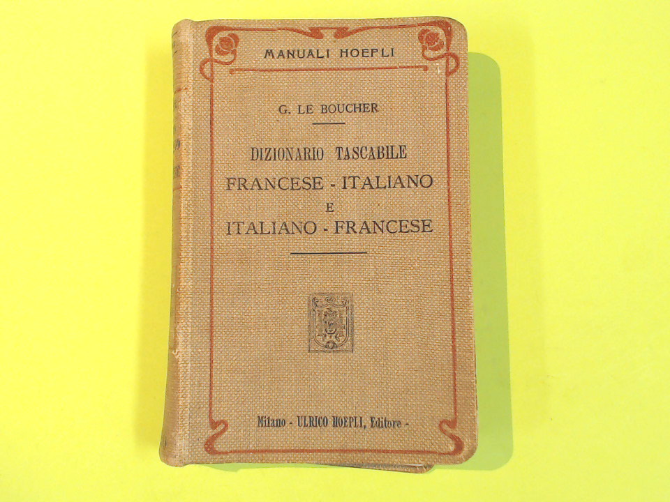 DIZIONARIO TASCABILE FRANCESE ITALIANO