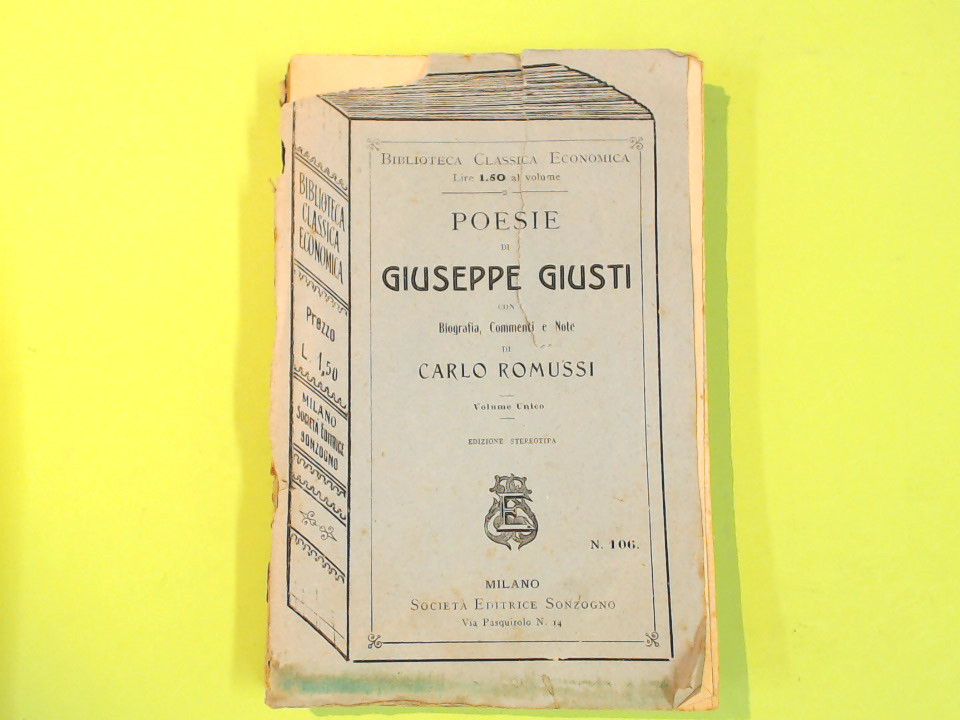 POESIE DI GIUSEPPE GIUSTI