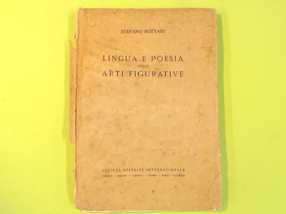 LINGUA E POESIA NELLE ARTI FIGURATIVE