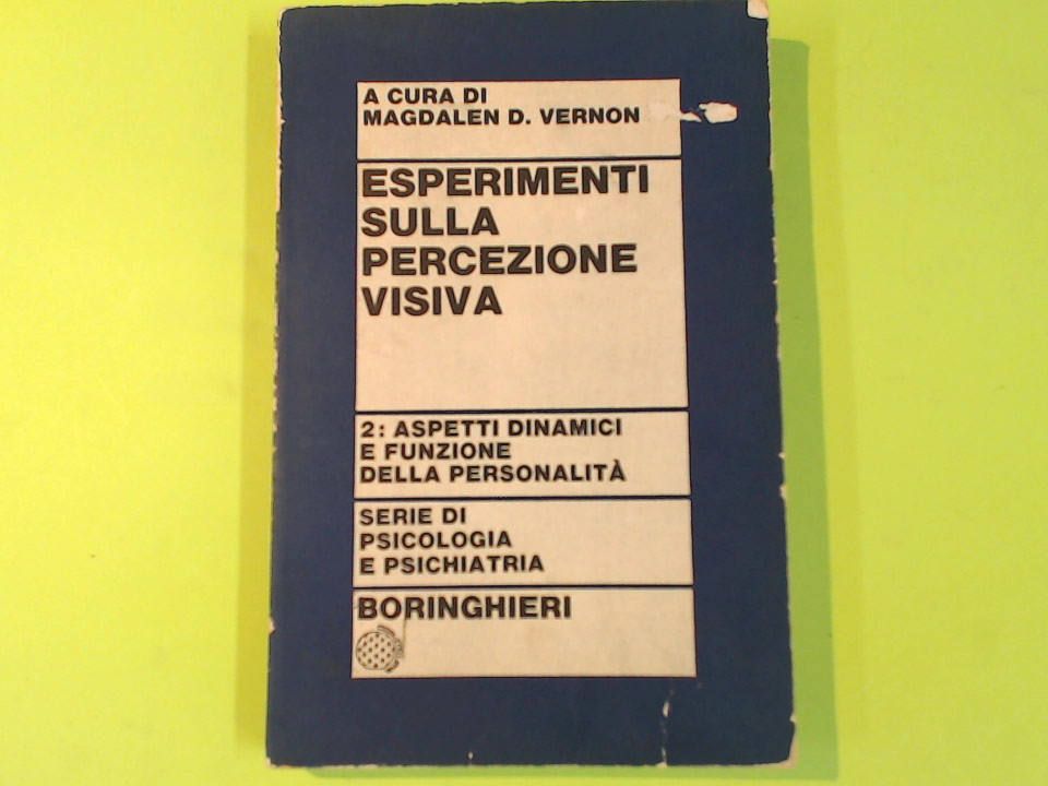 ESPERIMENTI SULLA PERCEZIONE VISIVA