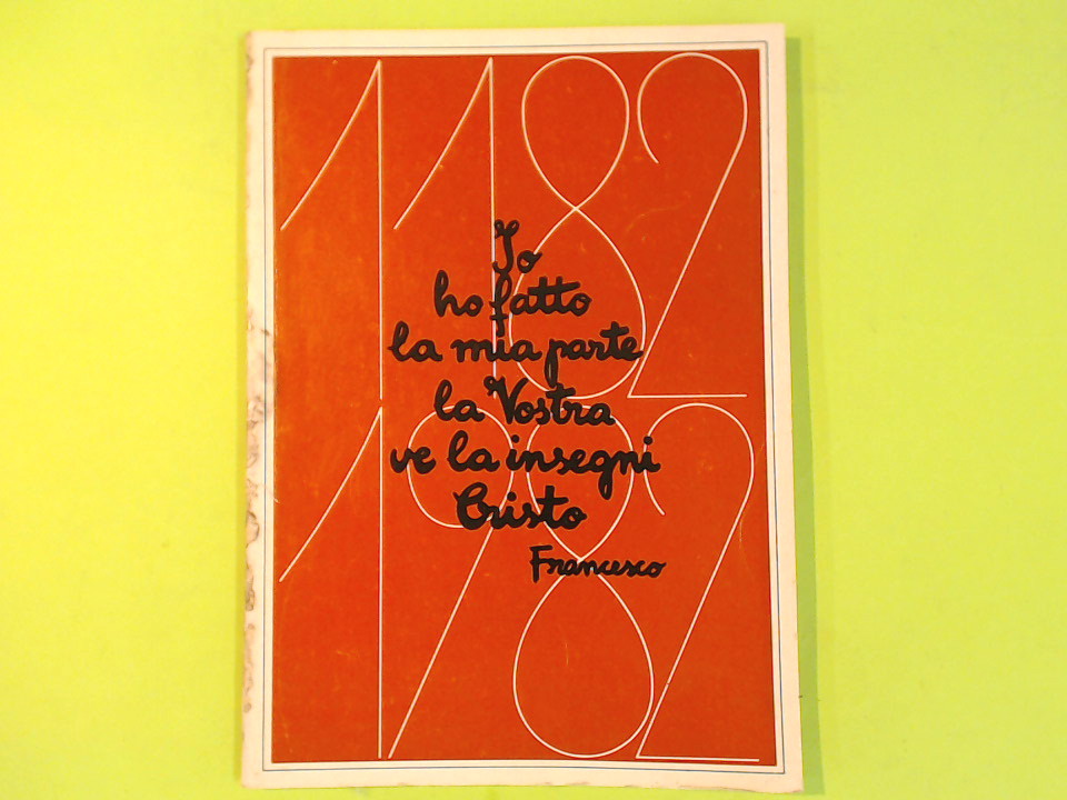 IO HO FATTO LA MIA PARTE LA VOSTRA VE LA INSEGNI CRISTO