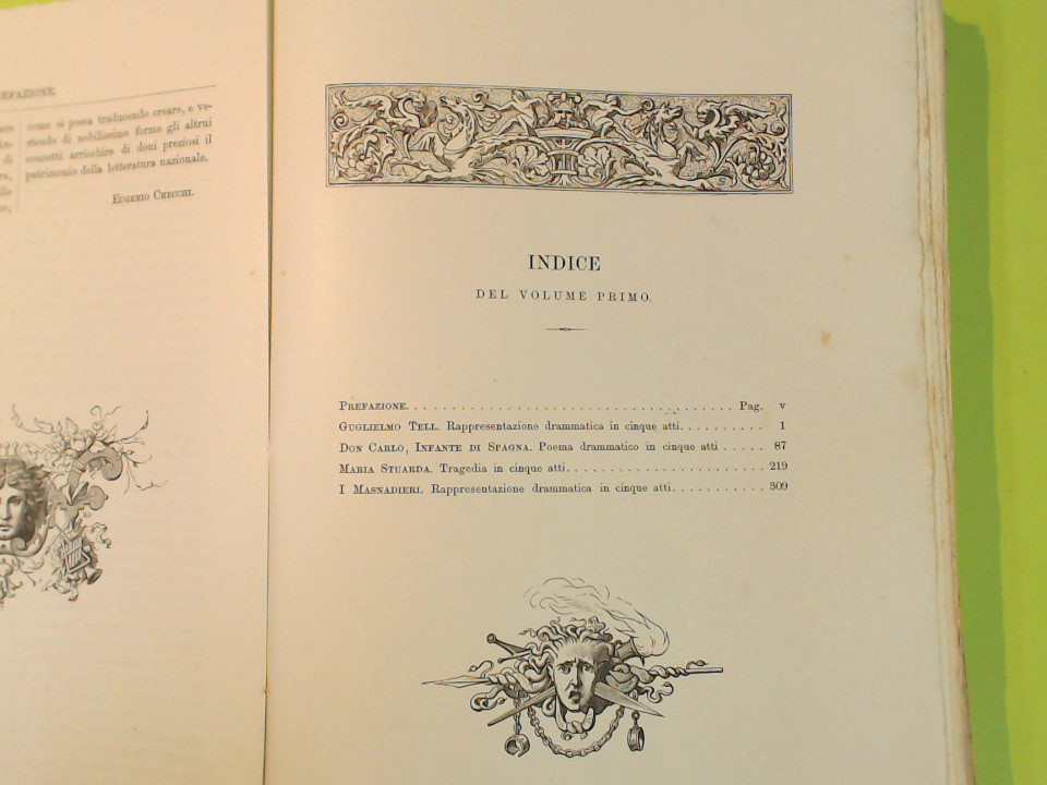 FEDERIGO SCHILLER TEATRO E LIRICHE VOL I - immagine 4