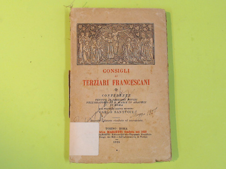 CONSIGLI AI TERZIARI FRANCESCANI