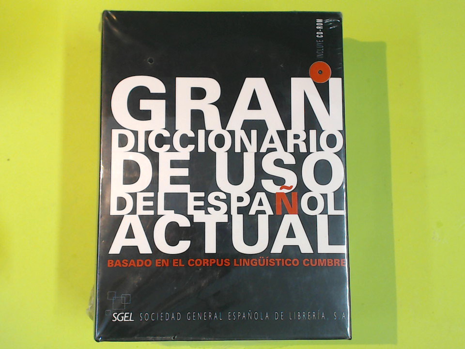 GRAN DICCIONARIO DE USO DEL ESPANOL ACTUAL