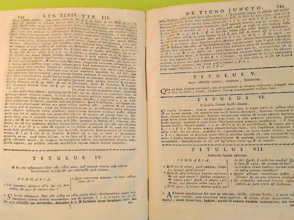 COMMENTARIORUM AD PANDECTAS TOMUS SEXTUS - immagine 3