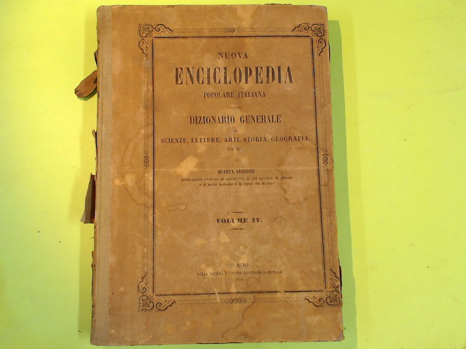 NUOVA ENCICLOPEDIA POPOLARE ITALIANA VOL XXIV