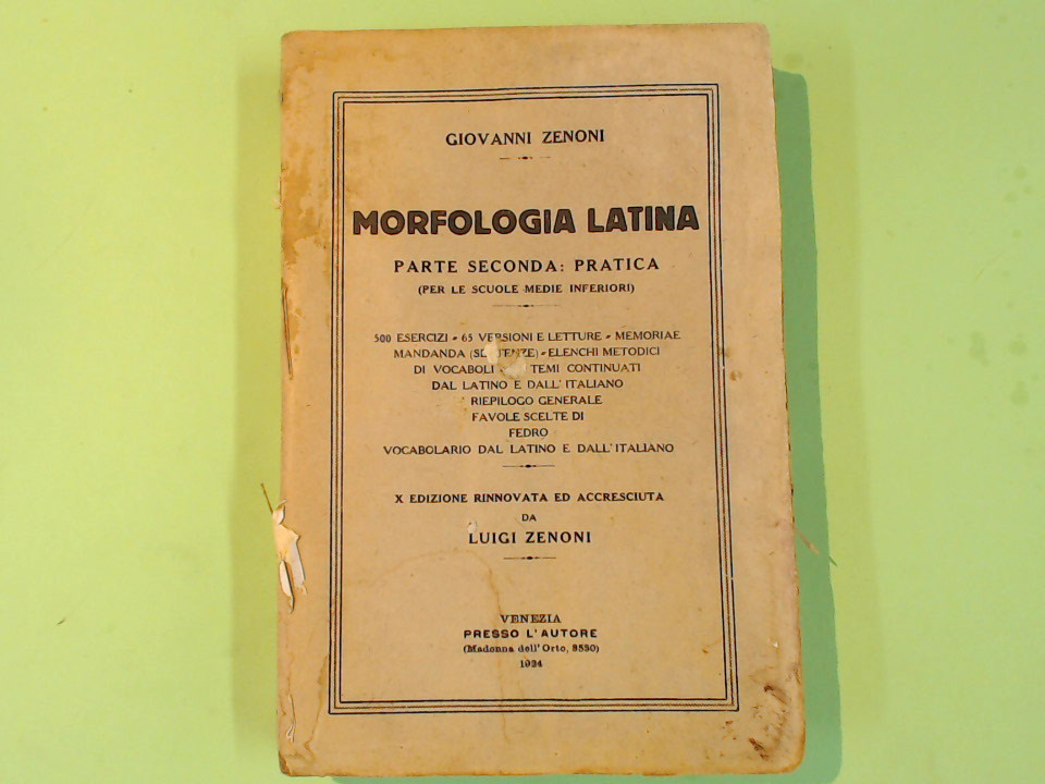 MORFOLOGIA LATINA PARTE II PRATICA