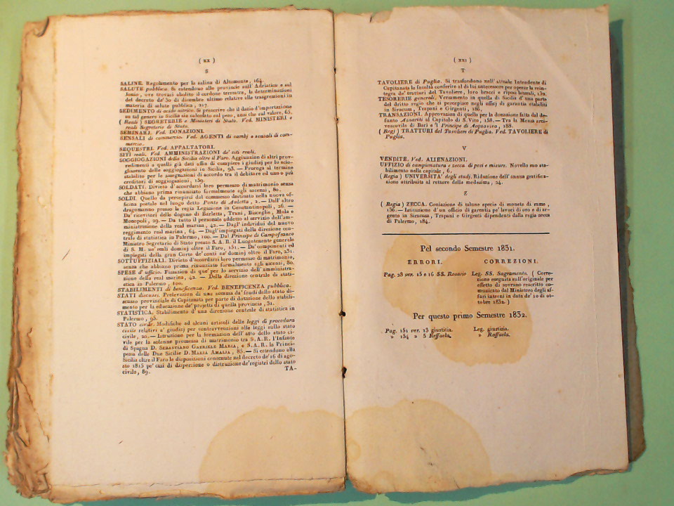 COLLEZIONE LEGGI E DECRETI REALI REGNO DUE SICILIE GENNAIO GIUGNO 1832 - immagine 4
