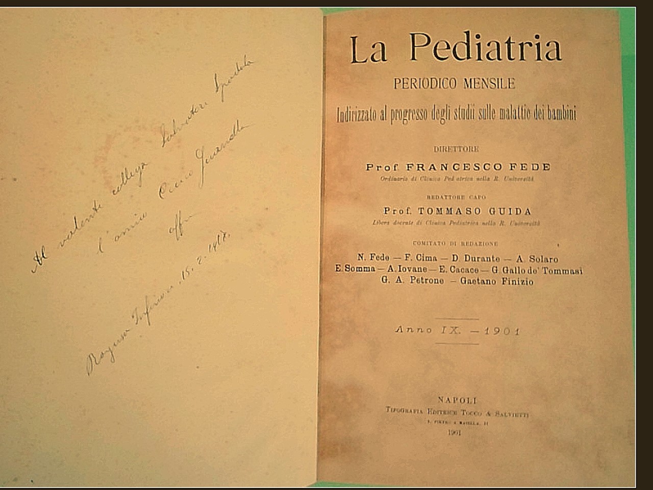 LA PEDIATRIA 1901 - immagine 2