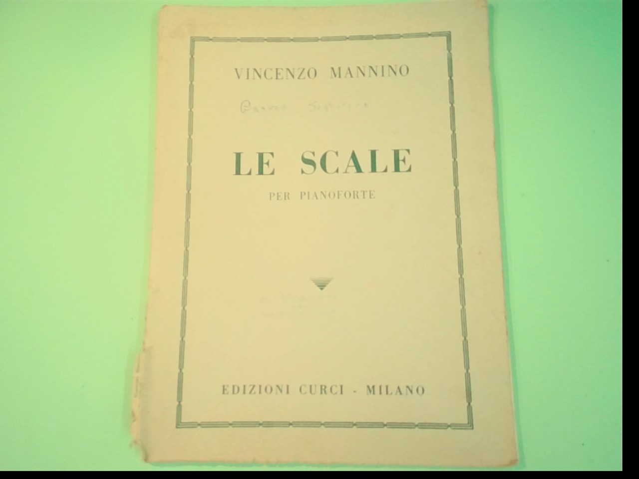 LE SCALE PER PIANOFORTE