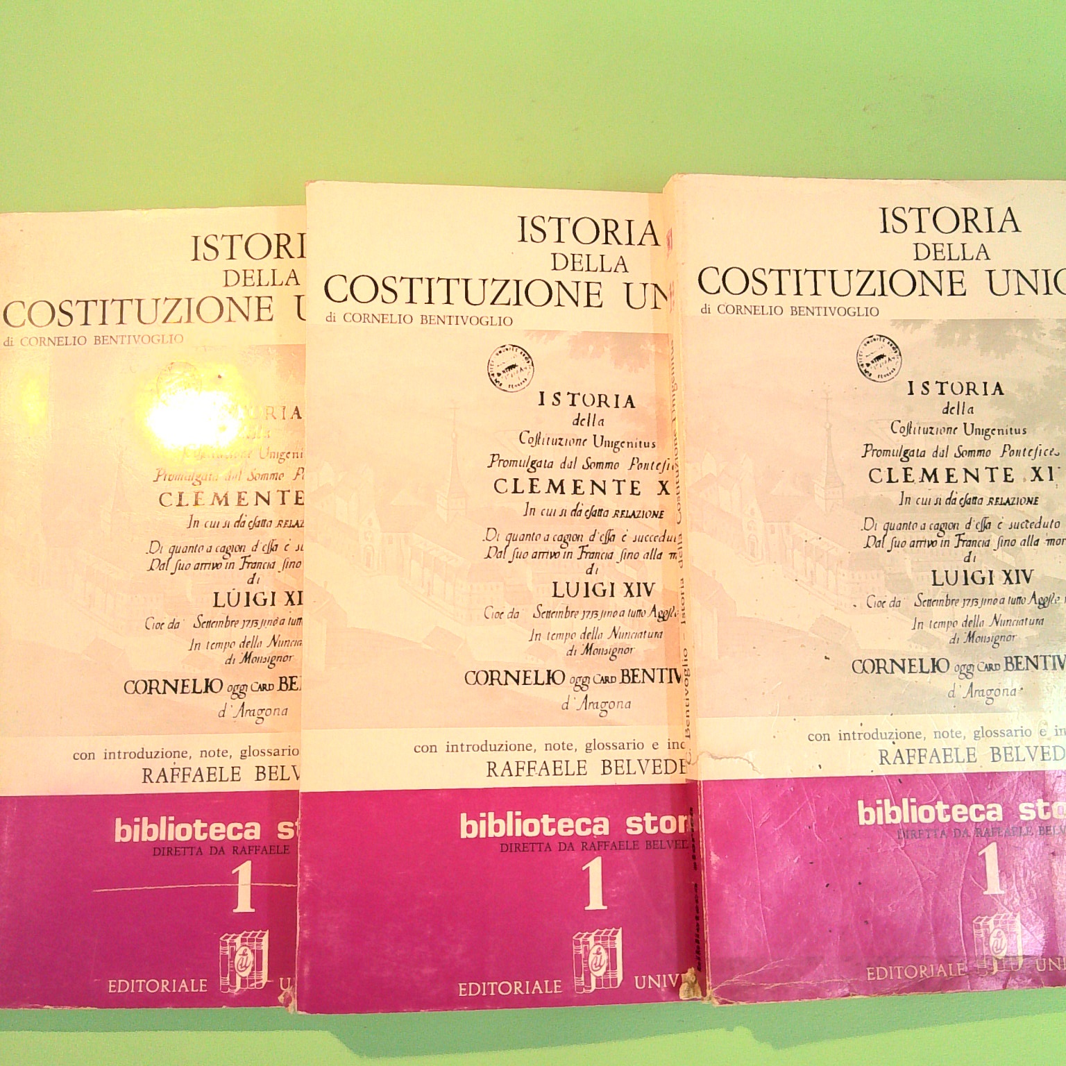 ISTORIA DELLA COSTITUZIONE UNIGENITUS 3 VOLUMI