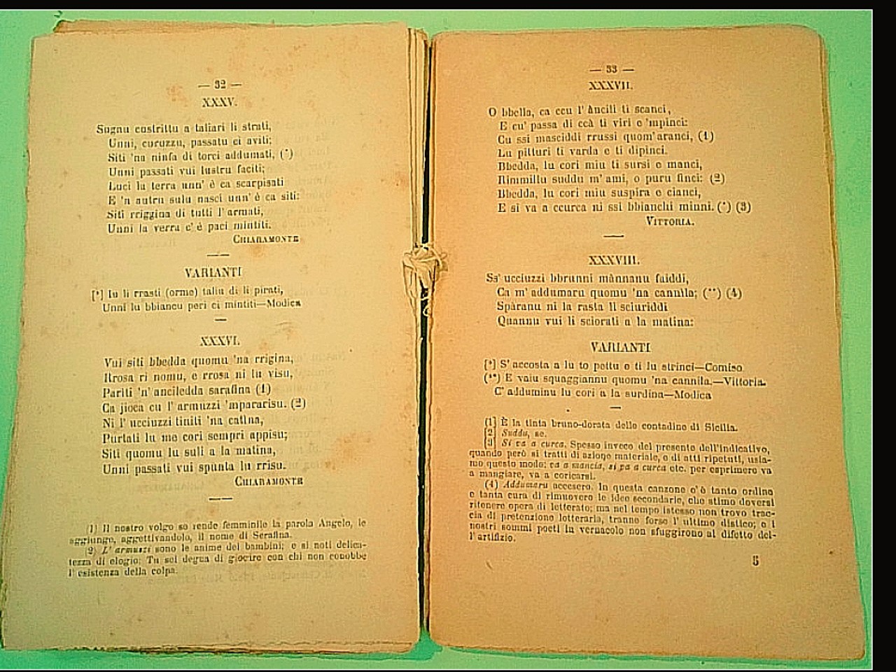 CANTI POPOLARI DEL CIRCONDARIO DI MODICA - immagine 3