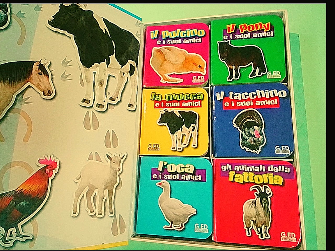 I MIEI PRIMI ANIMALI IN FATTORIA 6 LIBRETTI - immagine 2