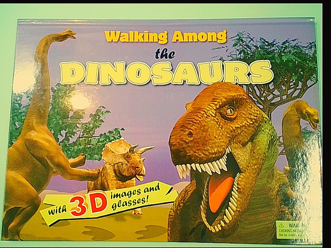 WALKING AMONG THE DINOSAURS WITH 3D IMAGES AND GLASSES