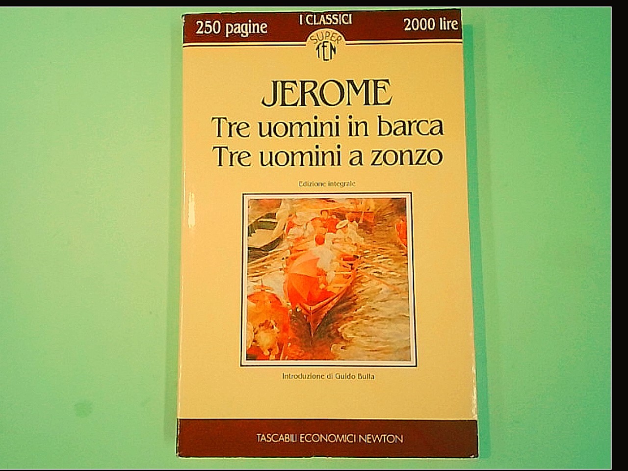 TRE UOMINI IN BARCA TRE UOMINI A ZONZO