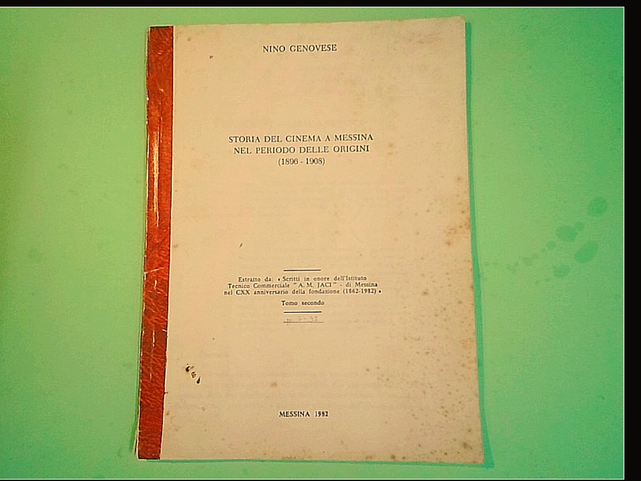 STORIA DEL CINEMA A MESSINA NEL PERIODO DELLE ORIGINI 1896-1908