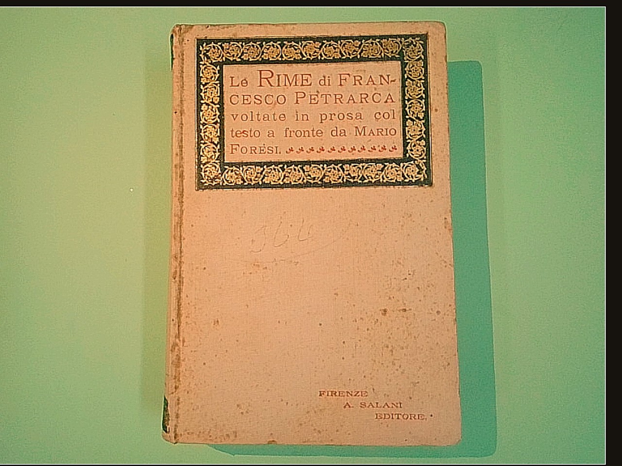 LE RIME DI FRANCESCO PETRARCA