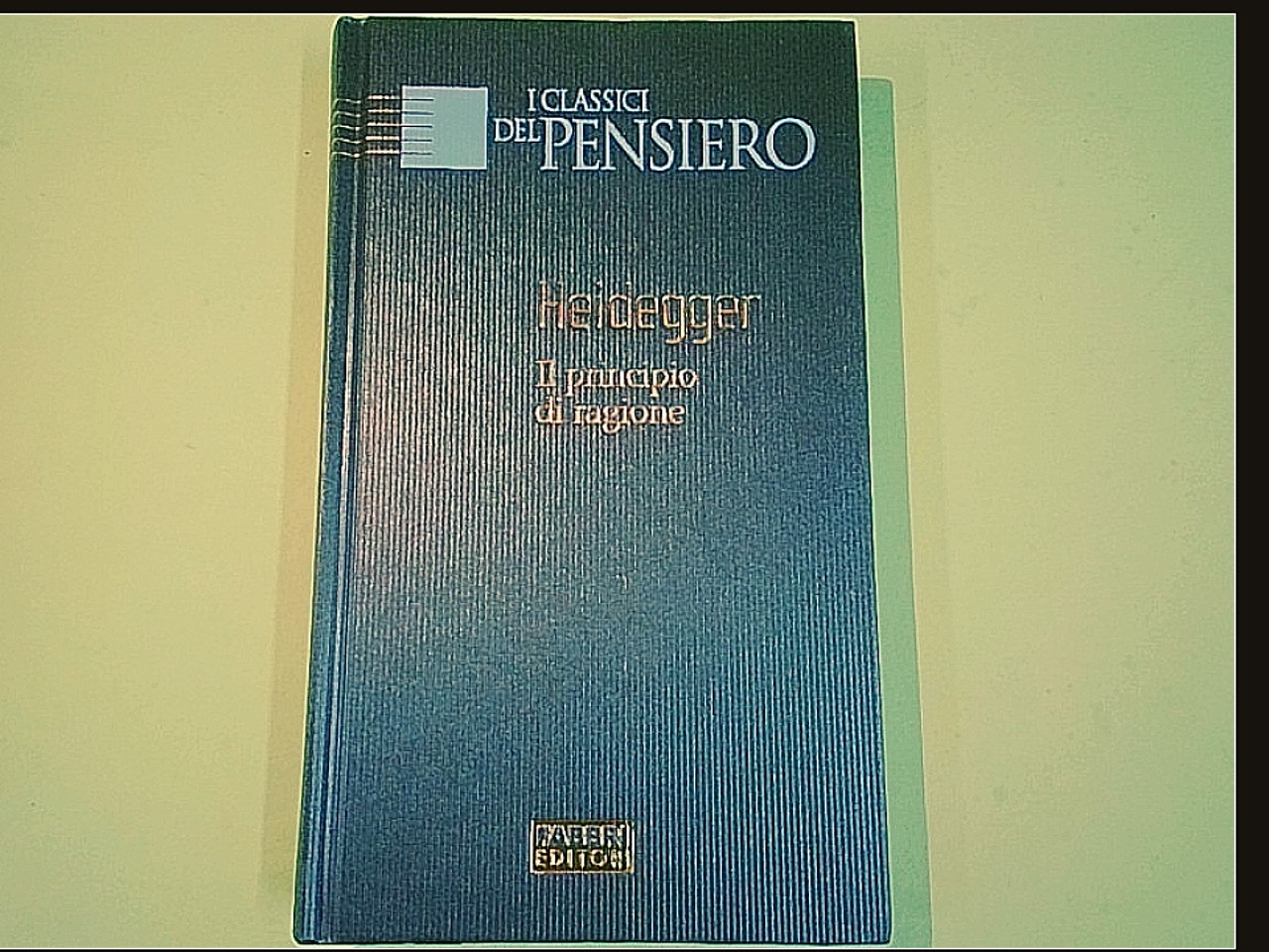 IL PRINCIPIO DI RAGIONE