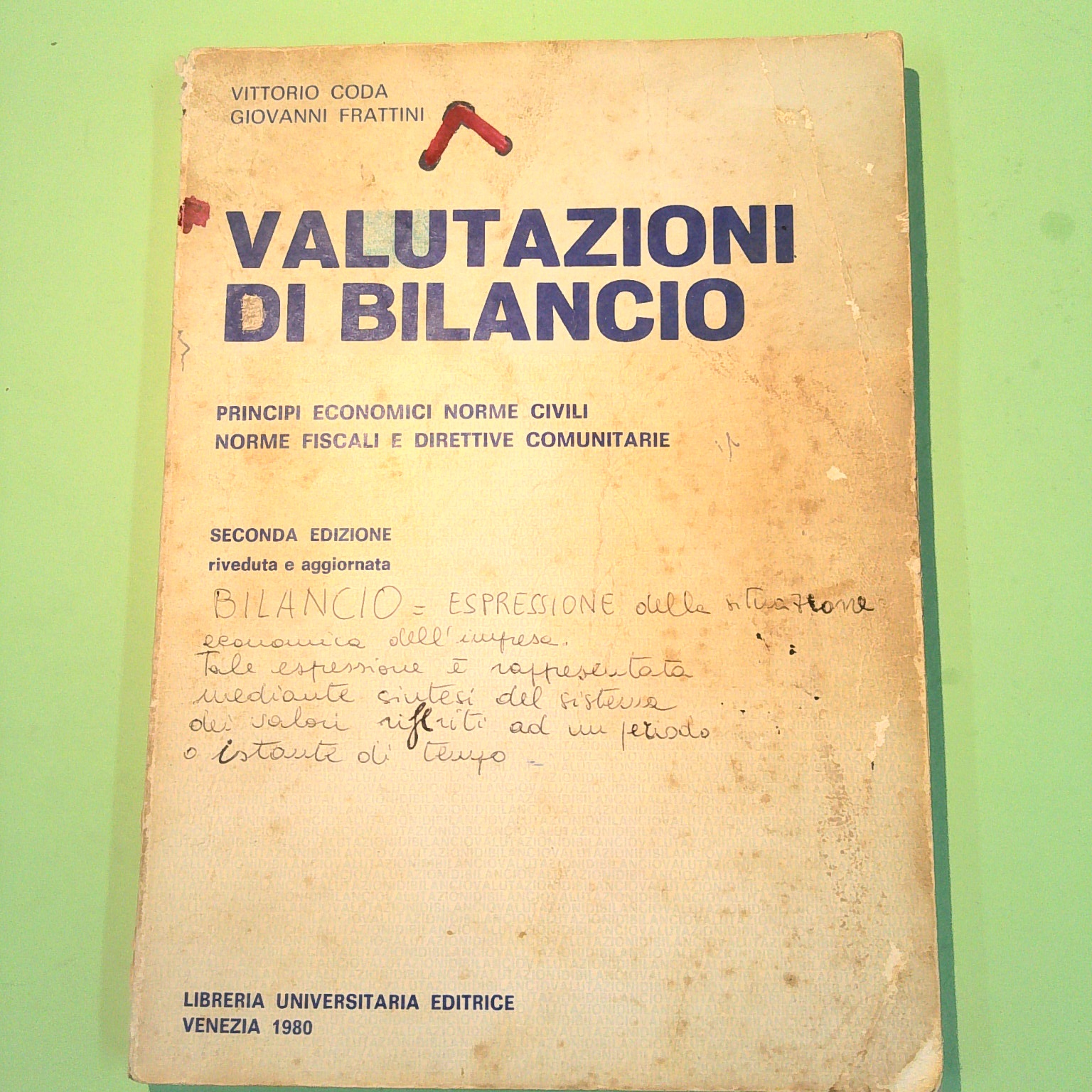 VALUTAZIONI DI BILANCIO