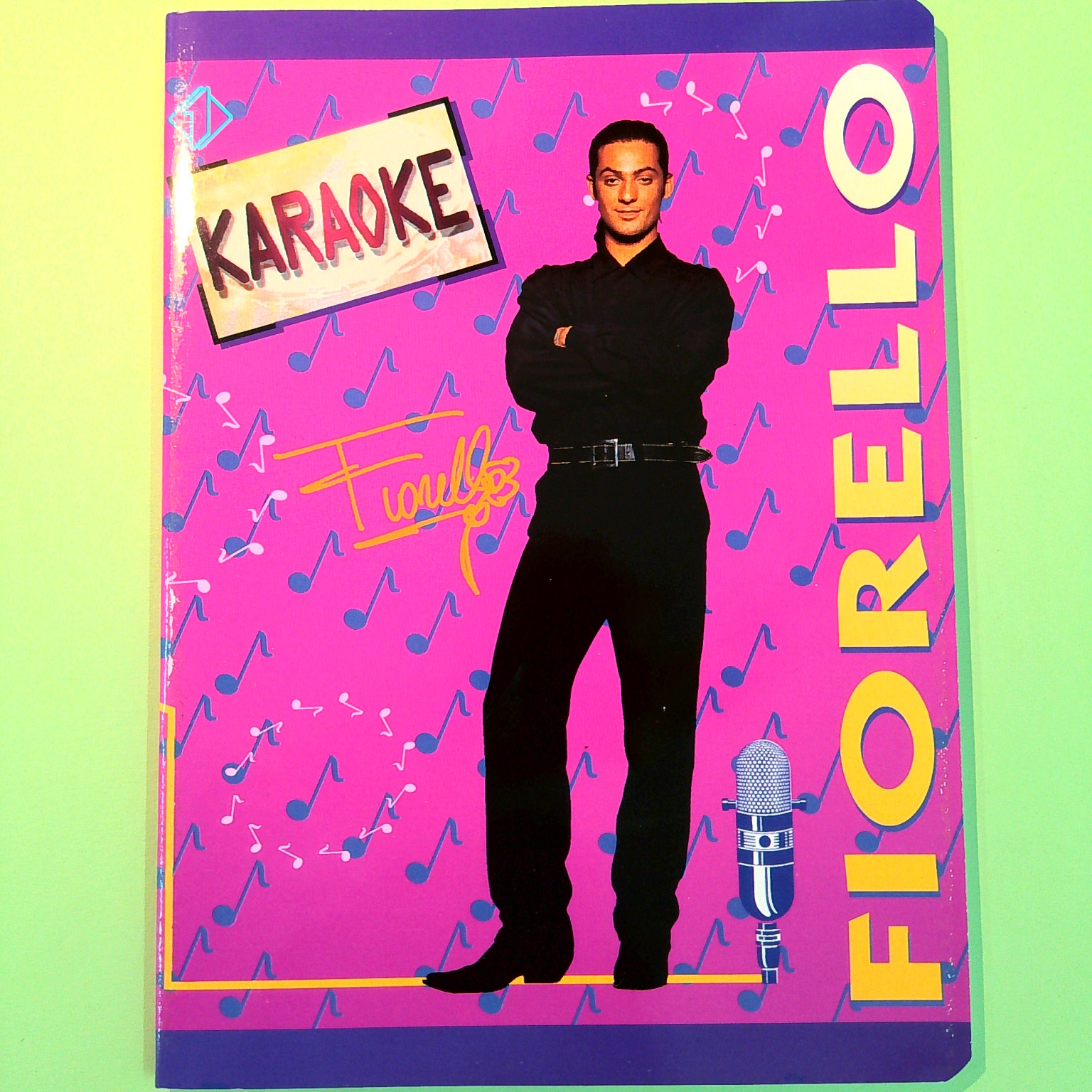 QUADERNO VINTAGE FIORELLO KARAOKE QUADRETTI 4 MM