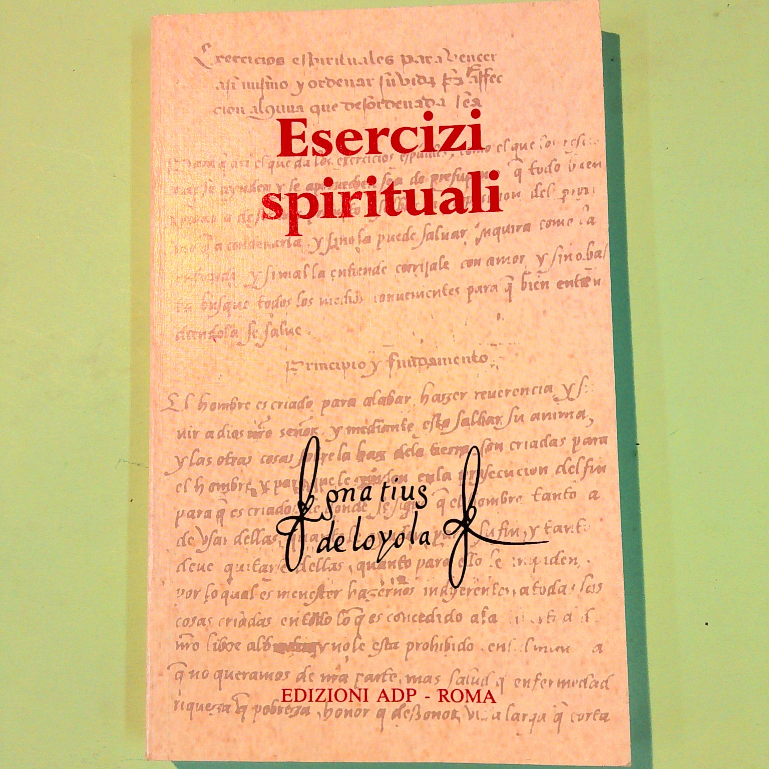 ESERCIZI SPIRITUALI