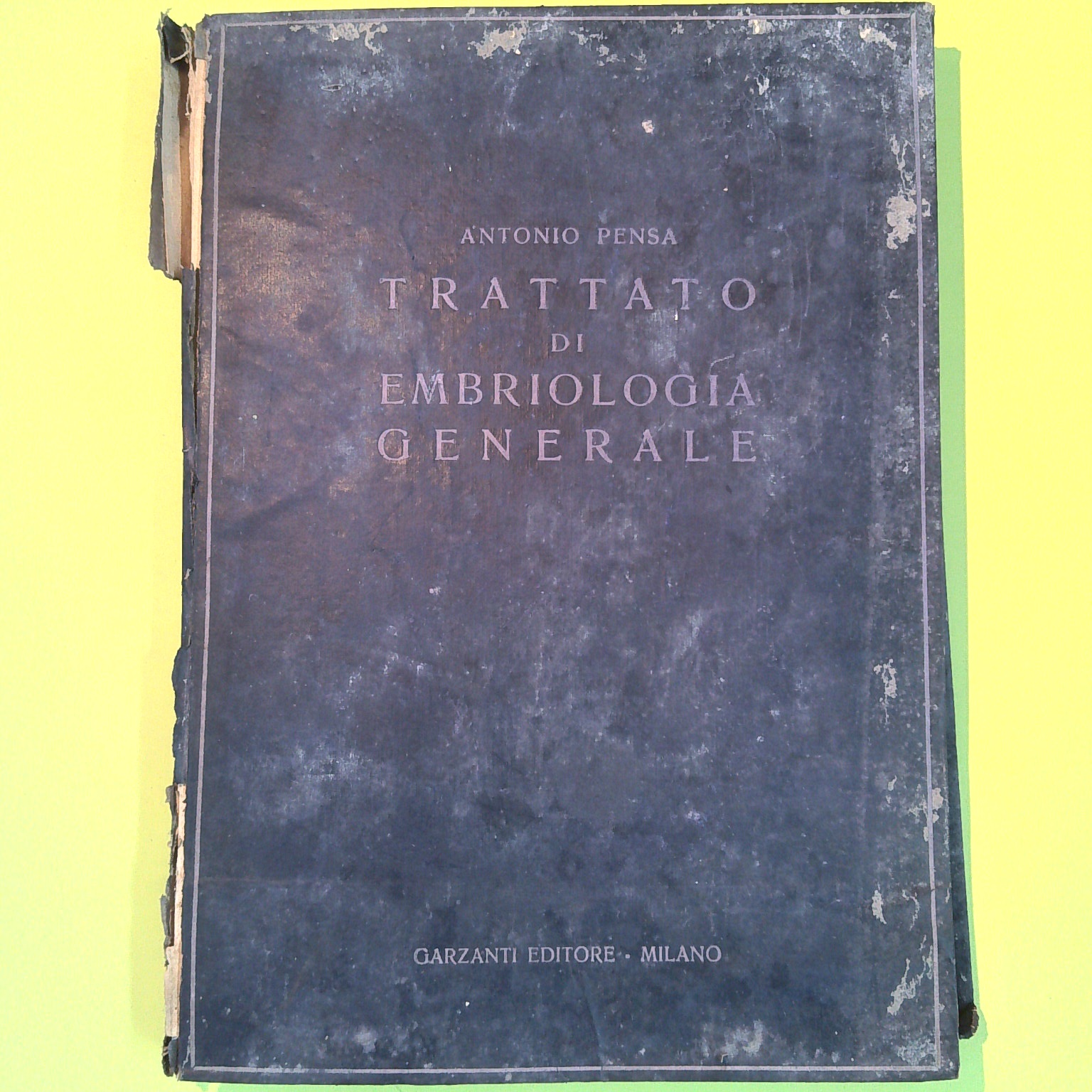 TRATTATO DI EMBRIOLOGIA GENERALE