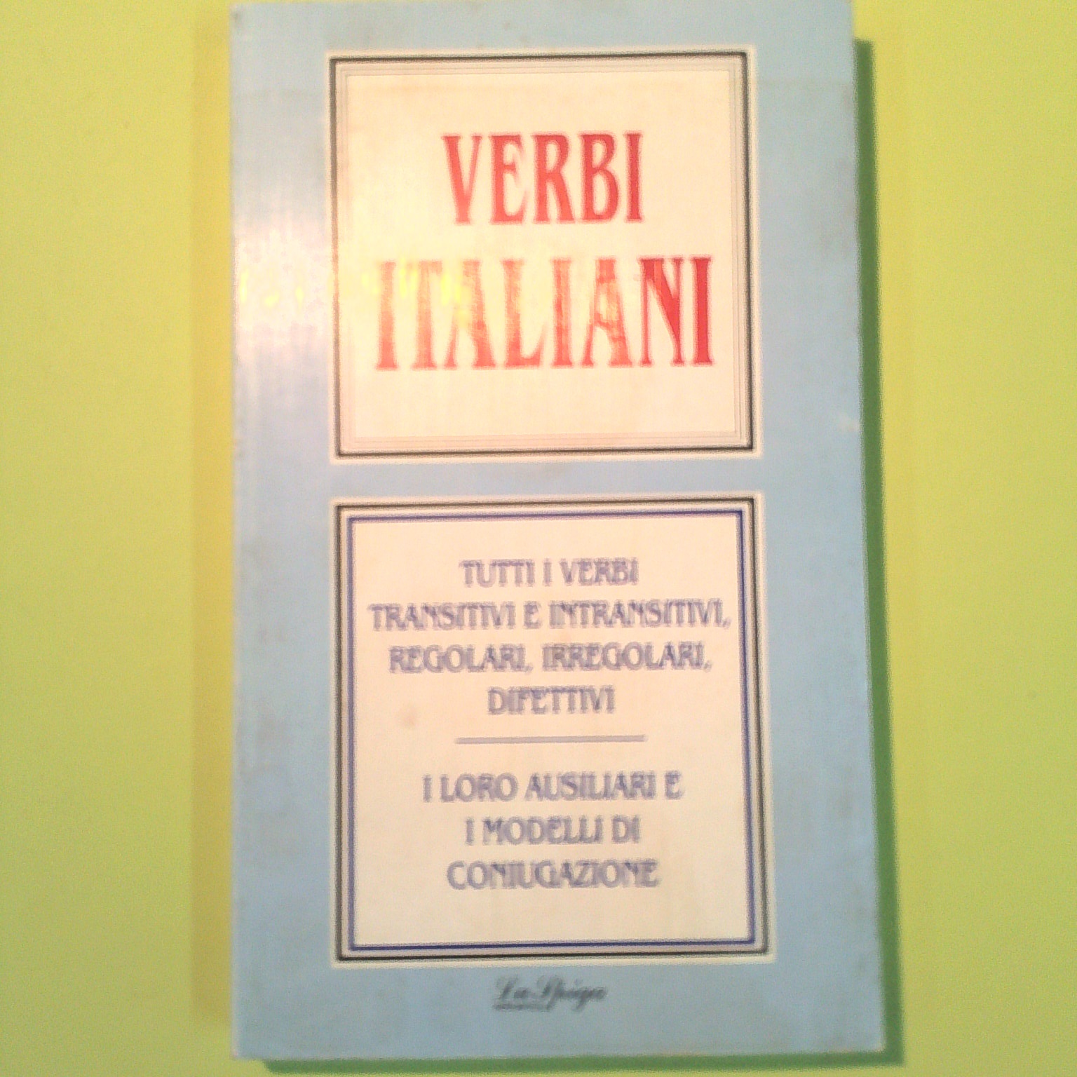 VERBI ITALIANI