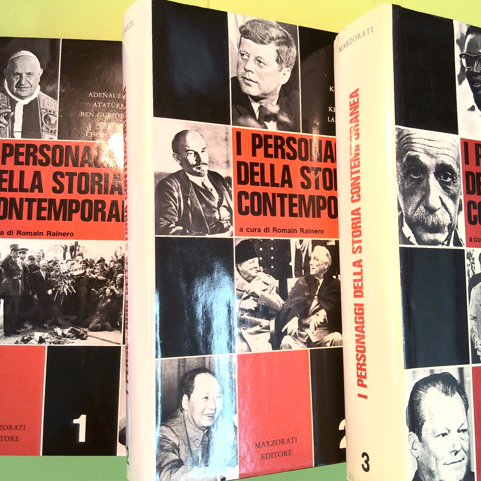 I PERSONAGGI DELLA STORIA CONTEMPORANEA 3 VOLUMI