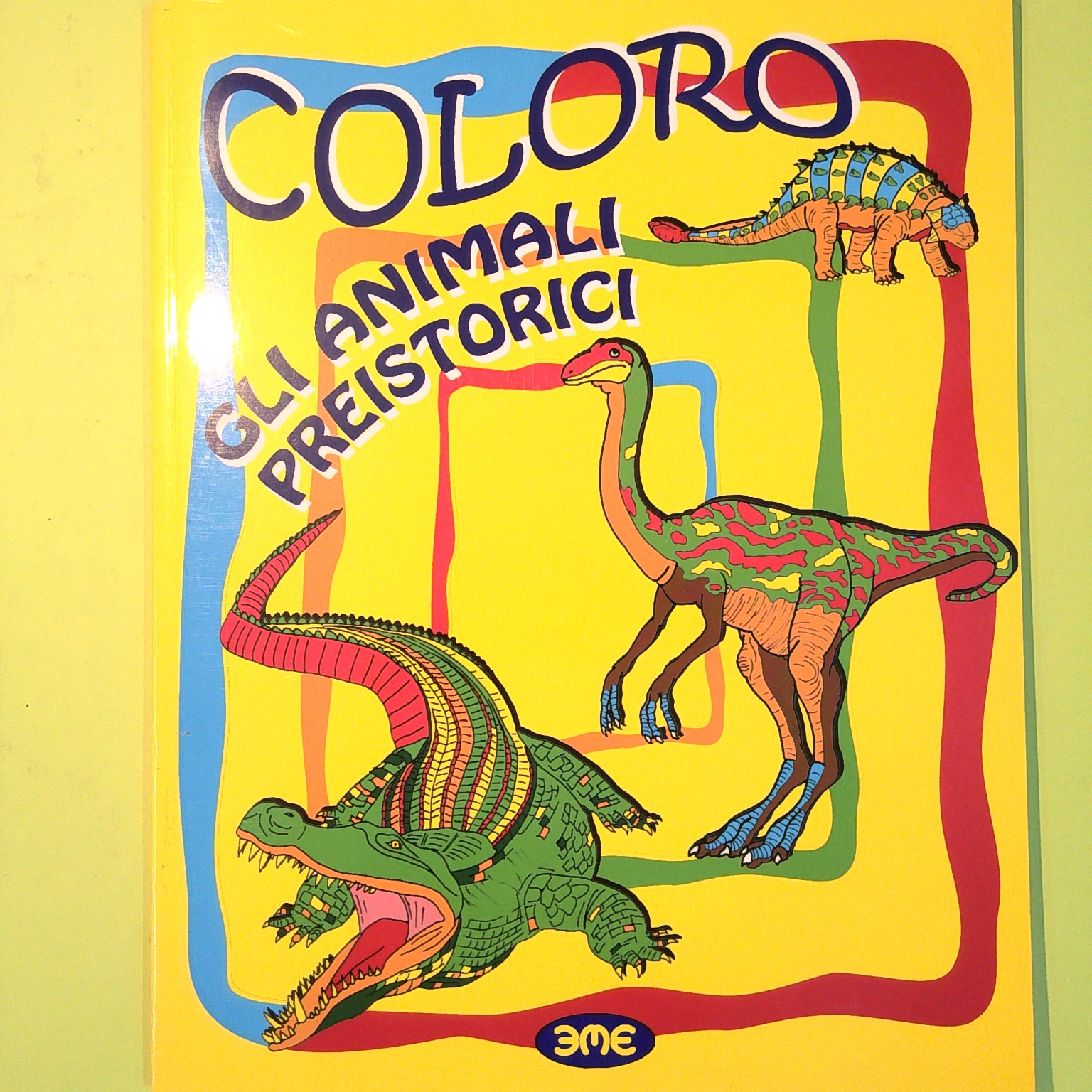 COLORO GLI ANIMALI PREISTORICI