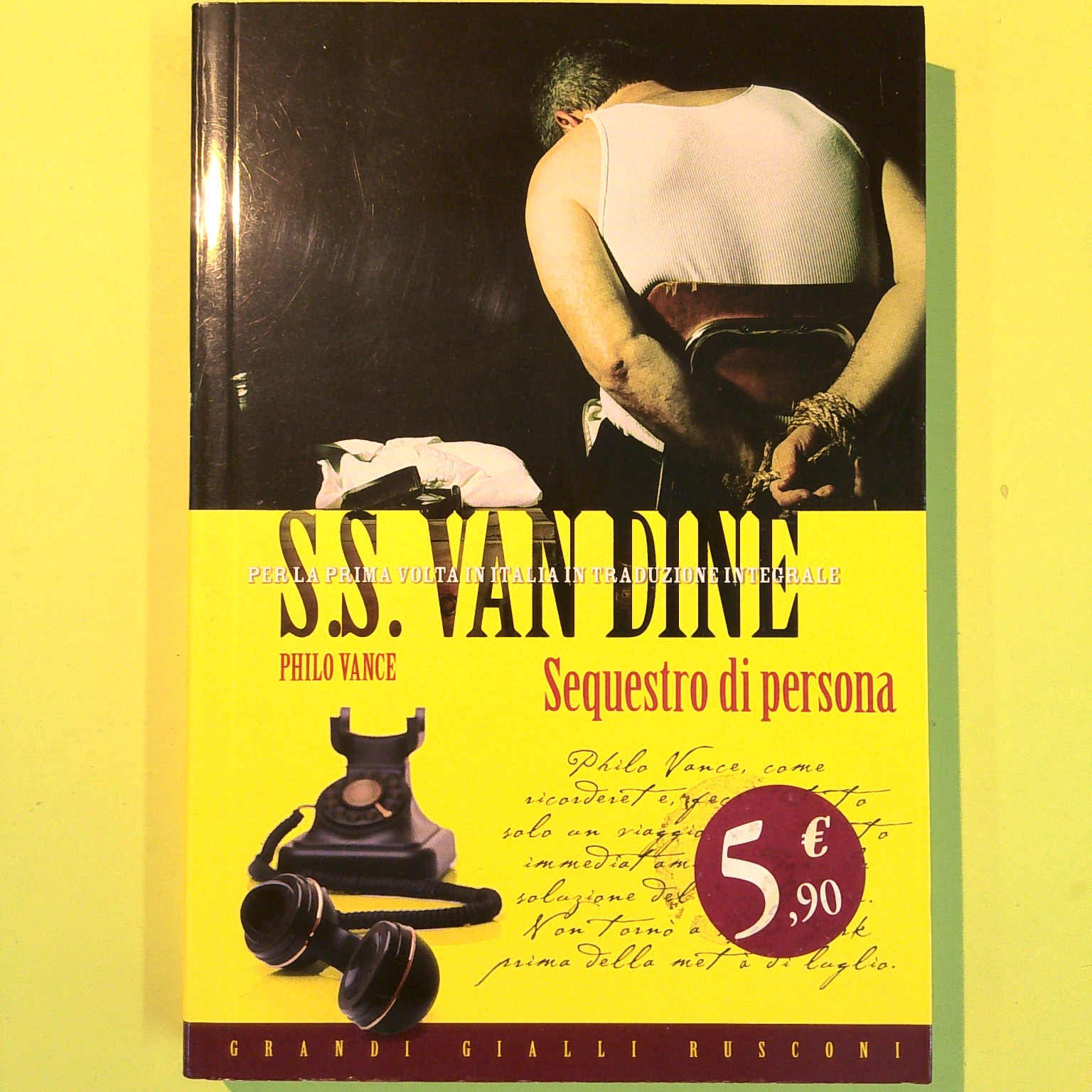 SEQUESTRO DI PERSONA