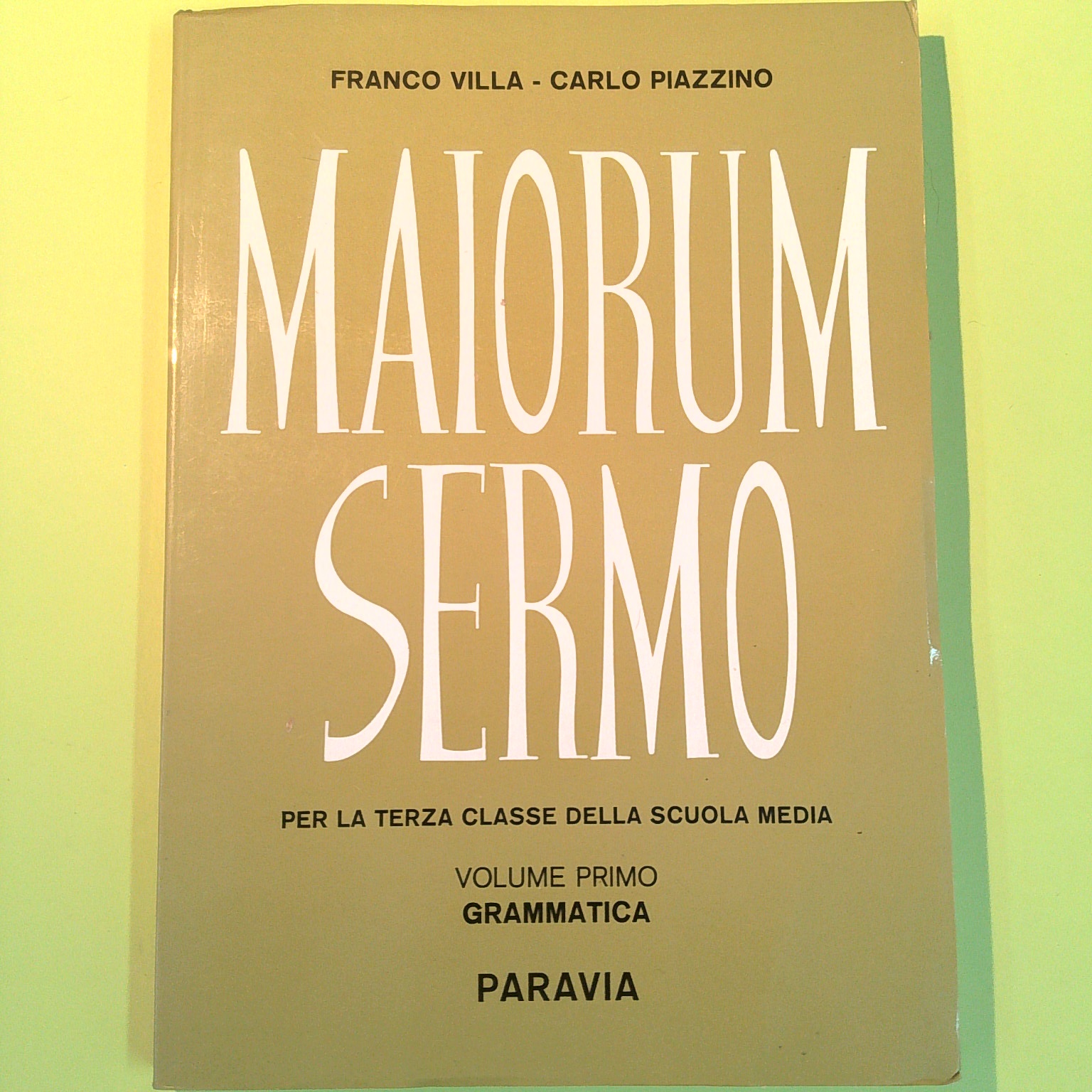 MAIORUM SERMO VOL. I