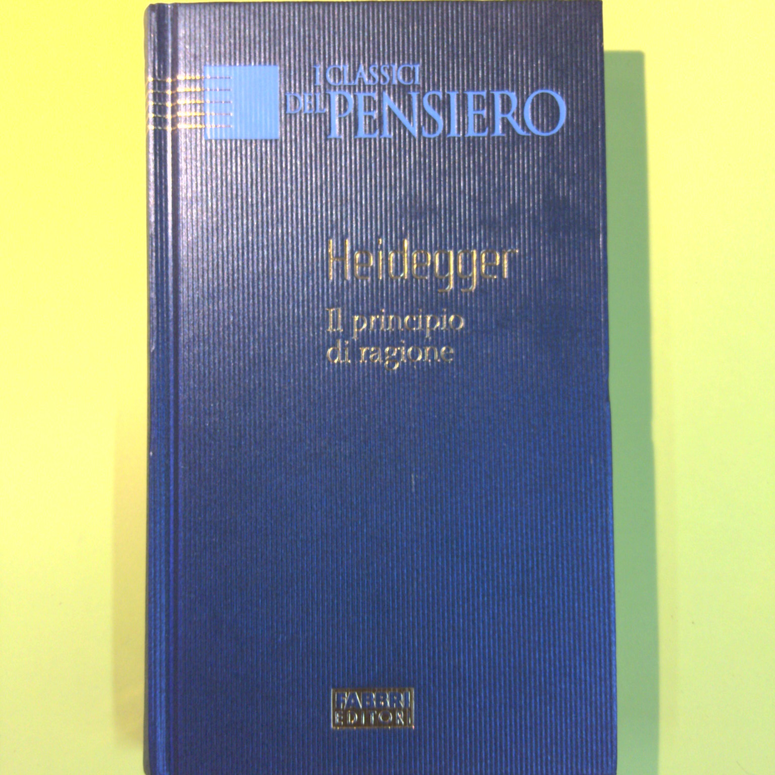 IL PRINCIPIO DI RAGIONE