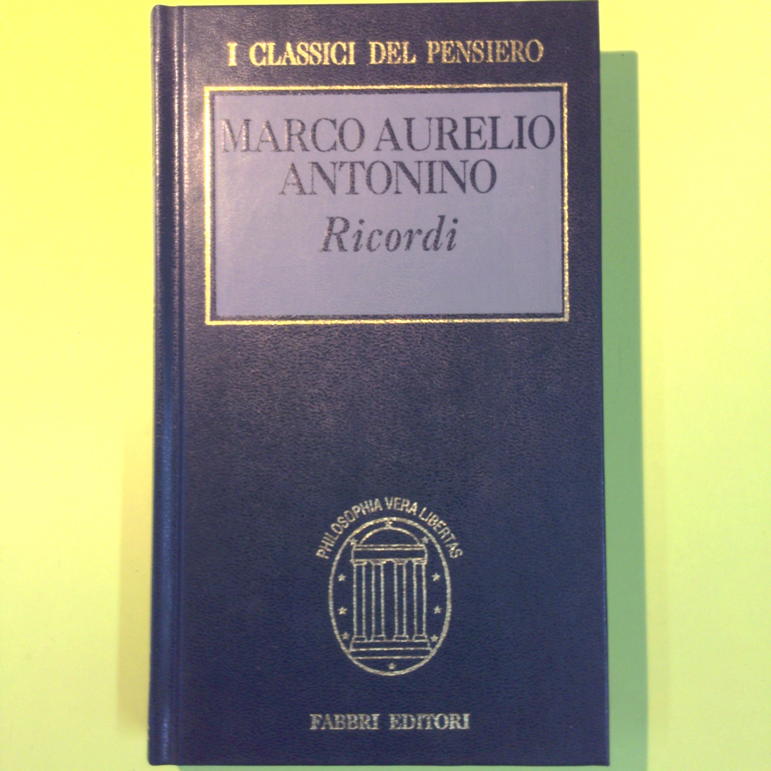 RICORDI MARCO AURELIO ANTONINO