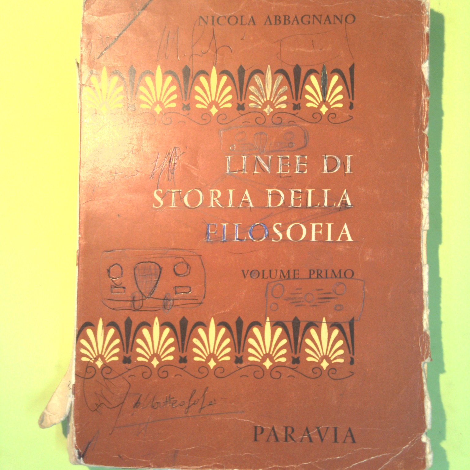 LINEE DI STORIA DELLA FILOSOFIA VOL. I