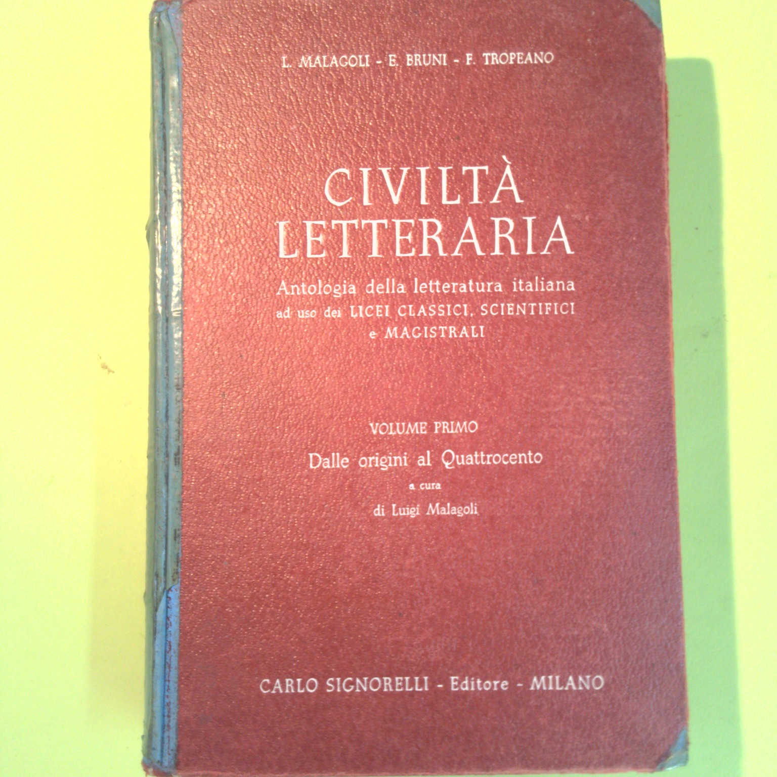 CIVILTÀ LETTERARIA VOL. I