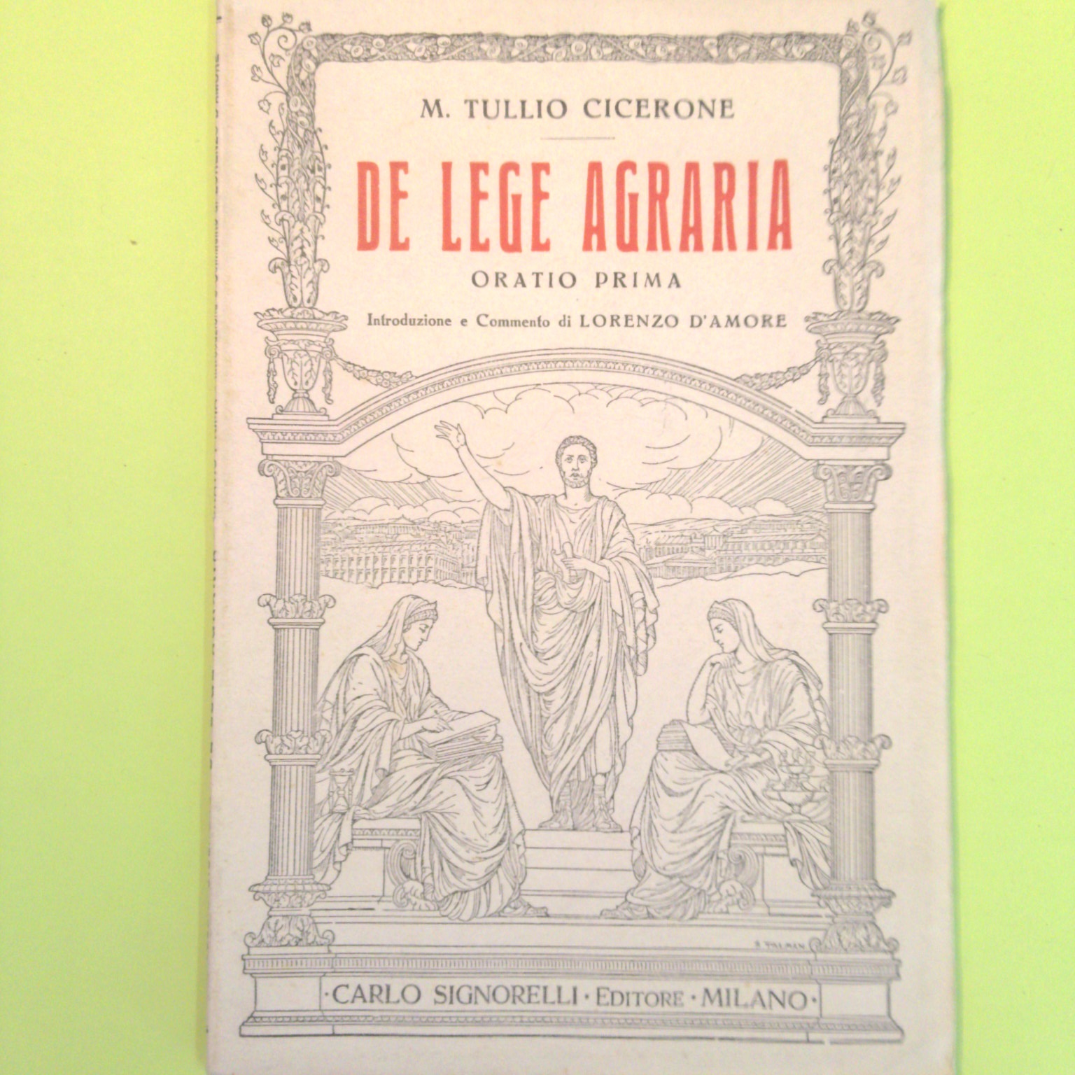 DE LEGE AGRARIA ORATIO PRIMA