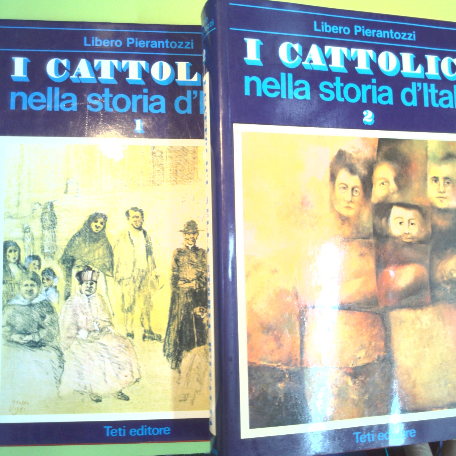 I CATTOLICI NELLA STORIA D'ITALIA 2 VOLL PIERANTOZZI TETI
