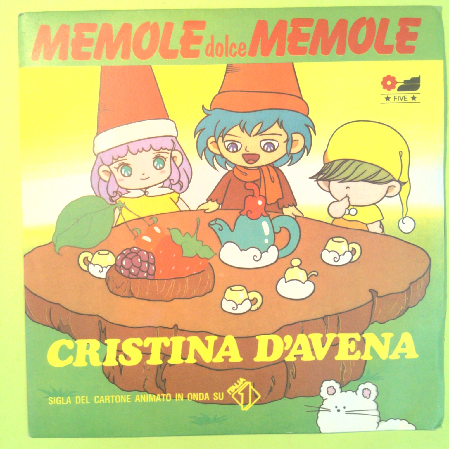 MEMOLE DOLCE MEMOLE CRISTINA D'AVENA DISCO 45 GIRI FM 13114 1986