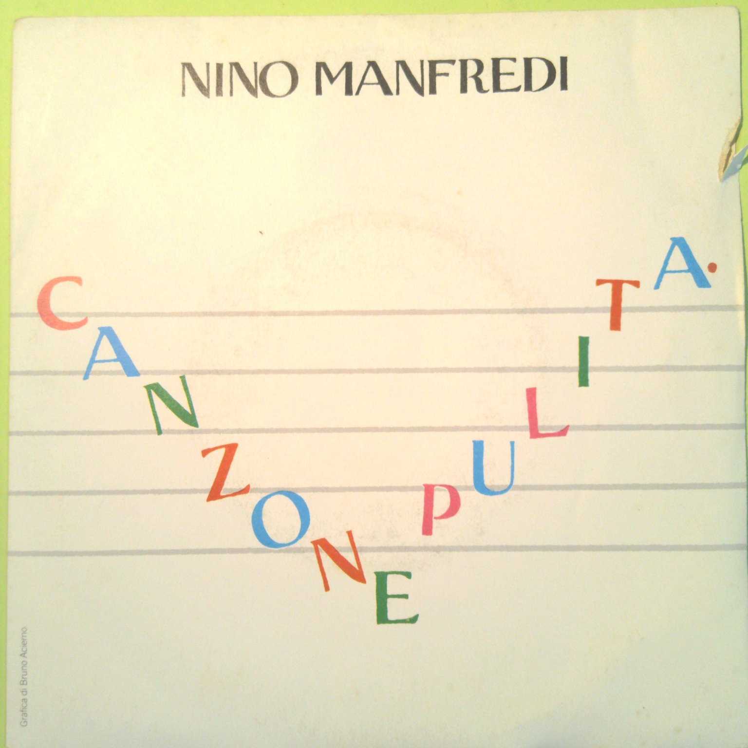 CANZONE PULITA NINO MANFREDI BEST SOUND BS 101 1982