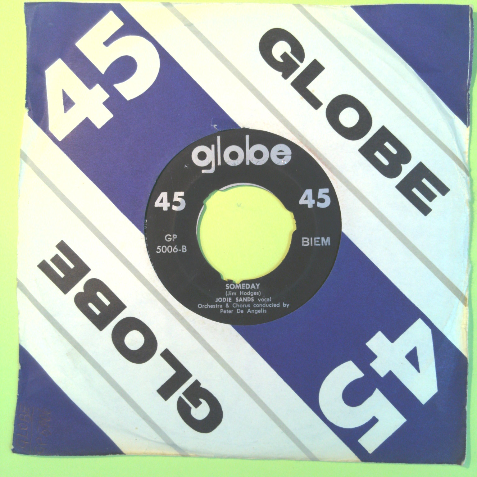 LOVE ME AGAIN/ SOMEDAY JODIE SANDS DISCO 45 GIRI GP 5006 1958