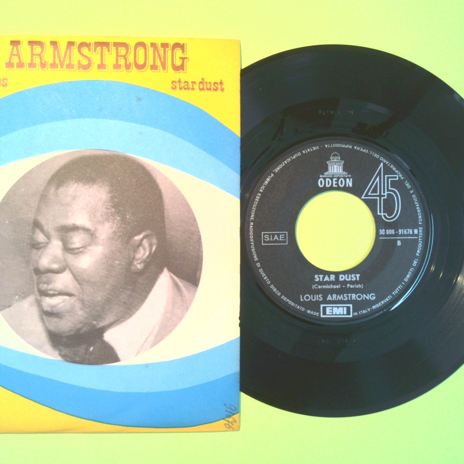 SAINT LOUIS BLUES/STAR DUST LOUIS ARMSTRONG 3C 006-91676 1970 - immagine 2
