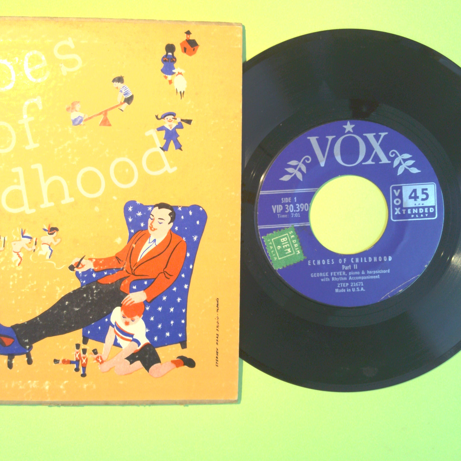 ECHOES OF CHILDHOOD GEORGE FEYER 45 GIRI VIP 30 390 - immagine 2