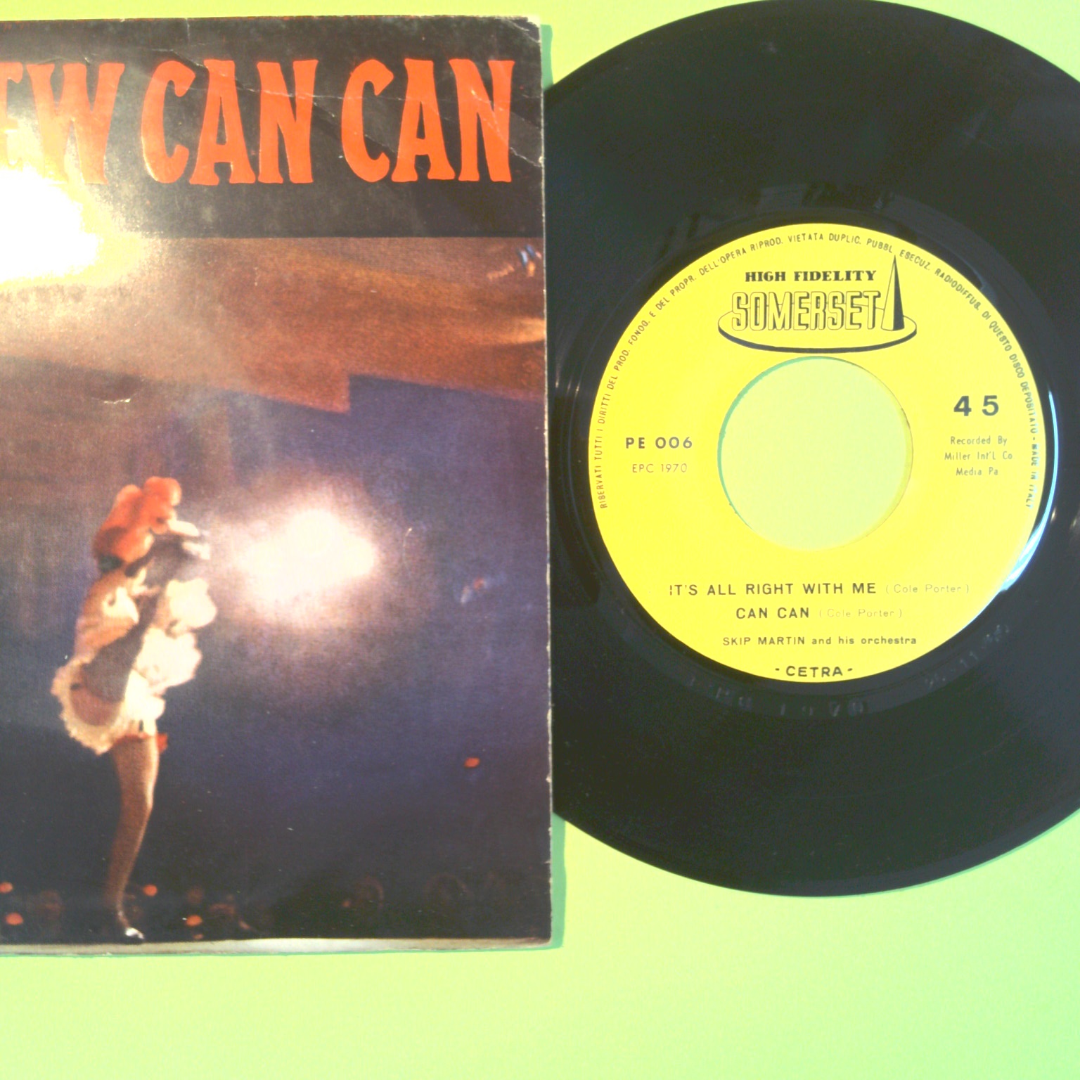 OLD AND NEW CAN CAN 45 GIRI PE 006 1960 - immagine 2