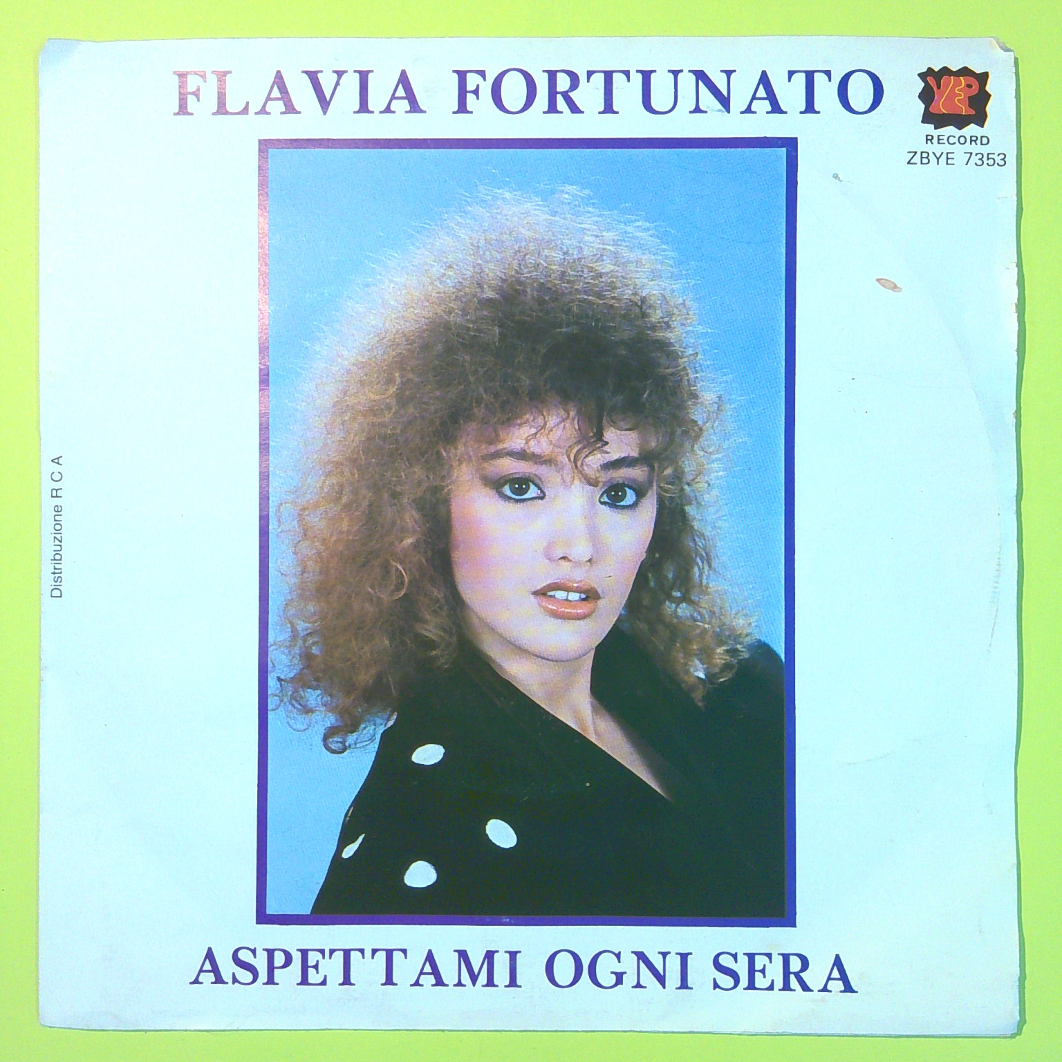 ASPETTAMI OGNI SERA/STELLA DI CHI FLAVIA FORTUNATO 45 GIRI ZBYE 7353 1984