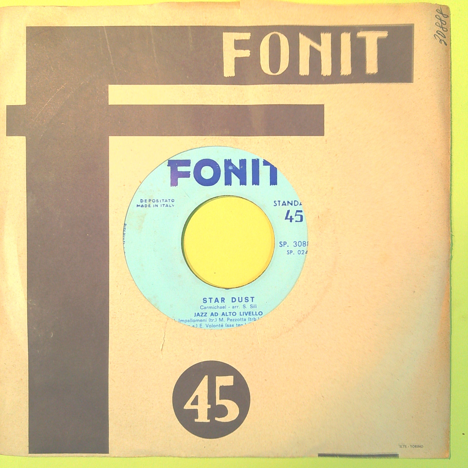 NIGHT AND DAY/STAR DUST 45 GIRI FONIT SP 30888 1960