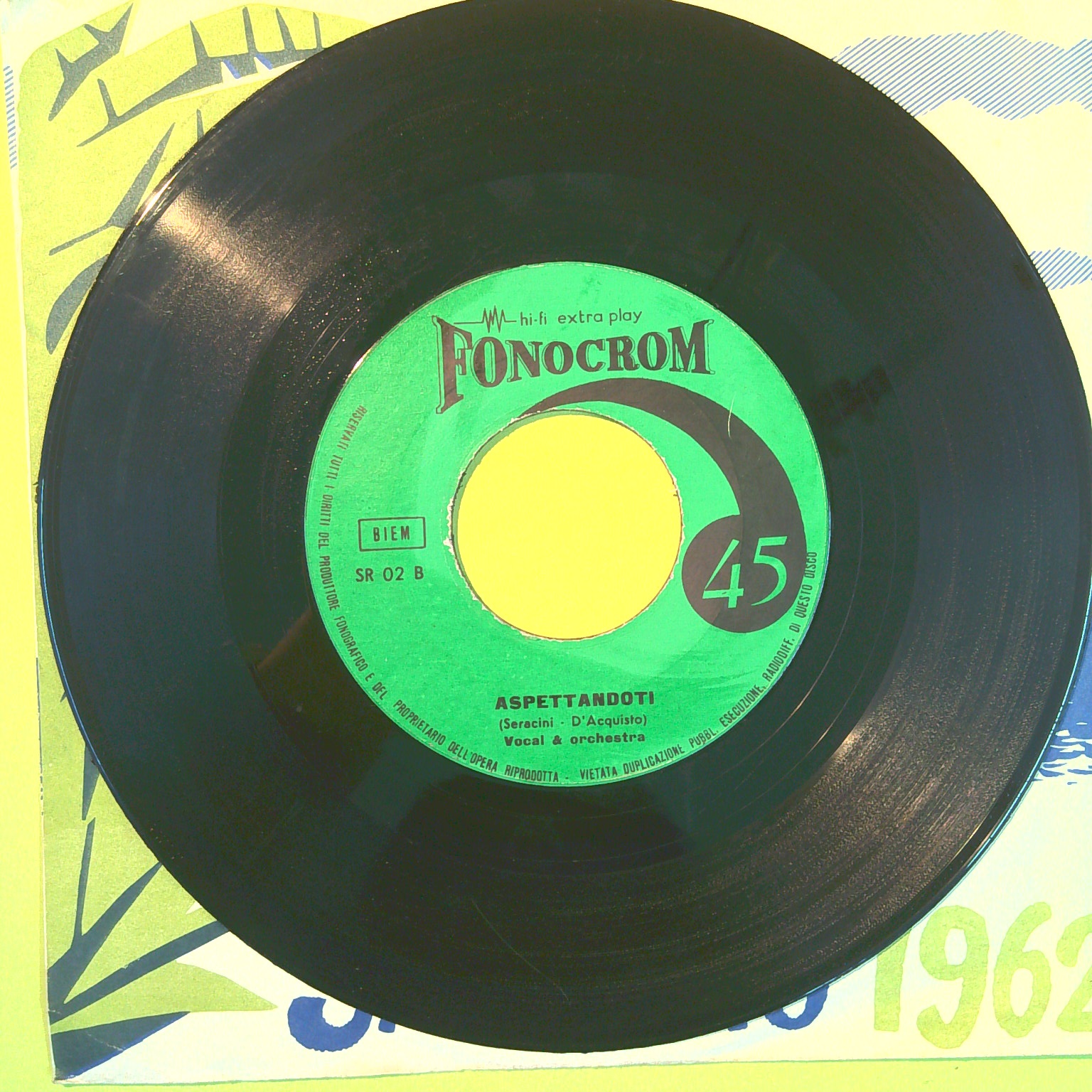 TANGO ITALIANO/ASPETTANDOTI 45 GIRI SR 02