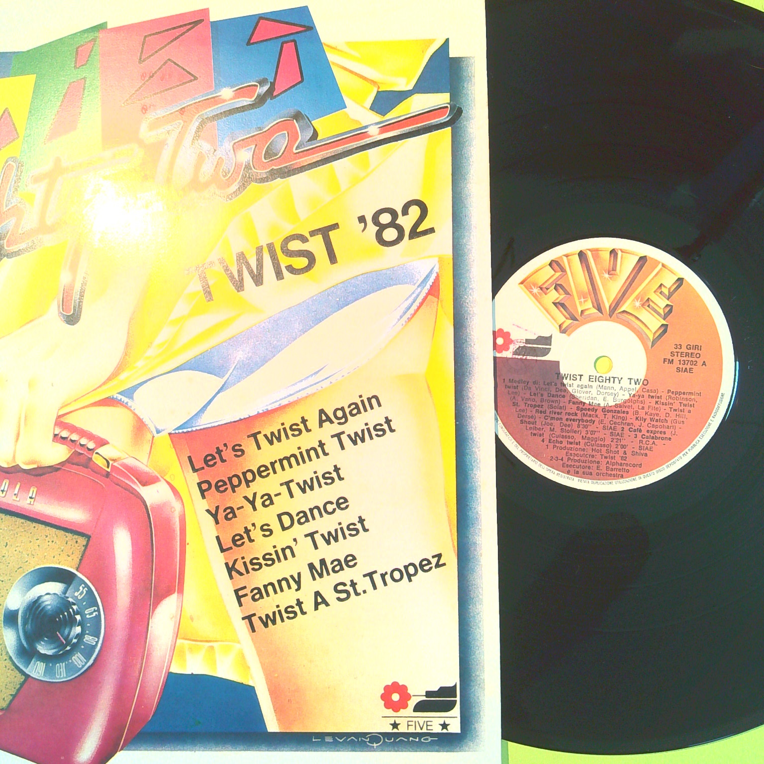TWIST EIGHTY TWO TWIST '82 33 GIRI FIVE FM 13702 1982 - immagine 2