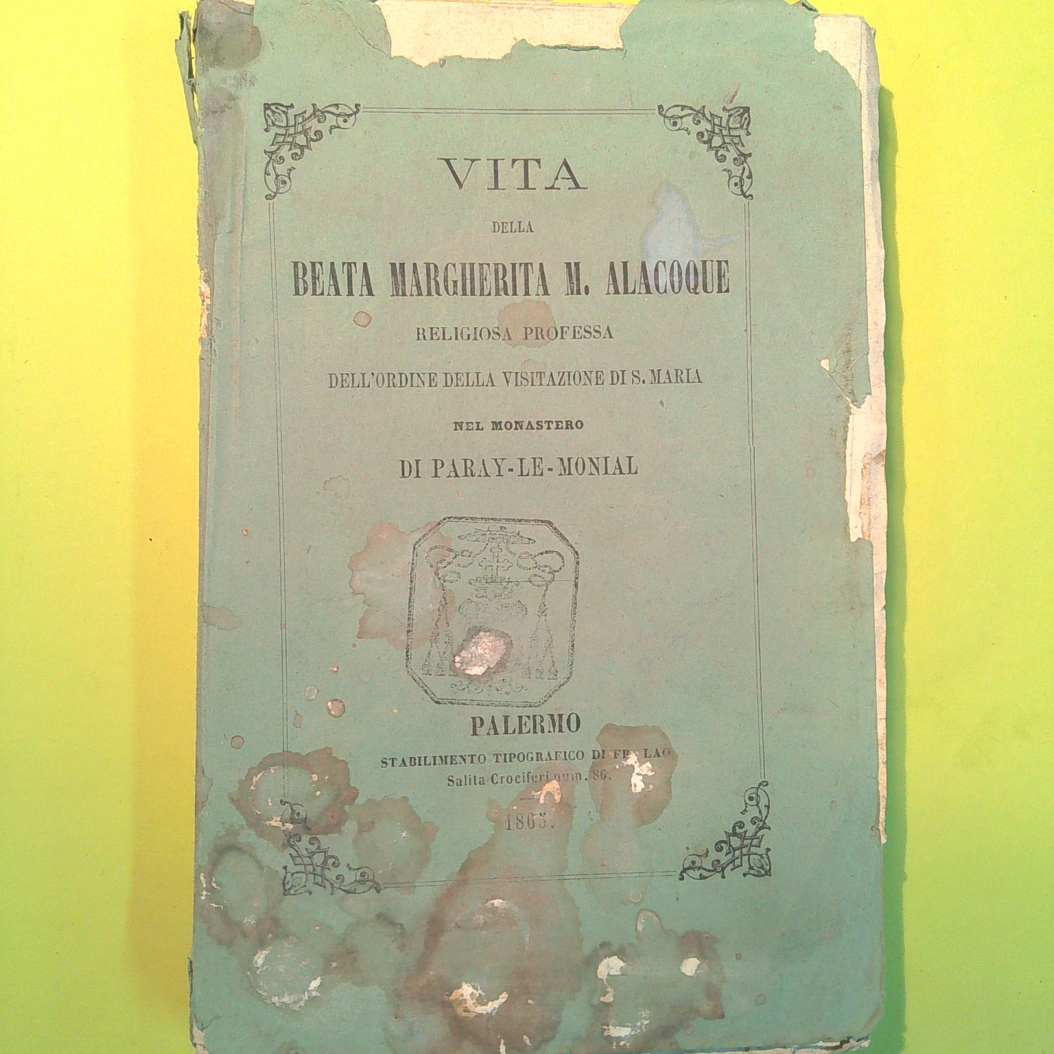 VITA DELLA BEATA MARGHERITA MARIA LACOQUE